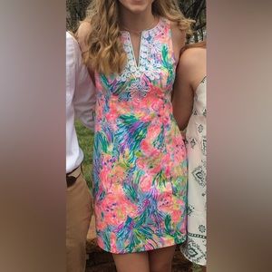 Lilly Pulitzer V Neck Sleeveless Spring Dress